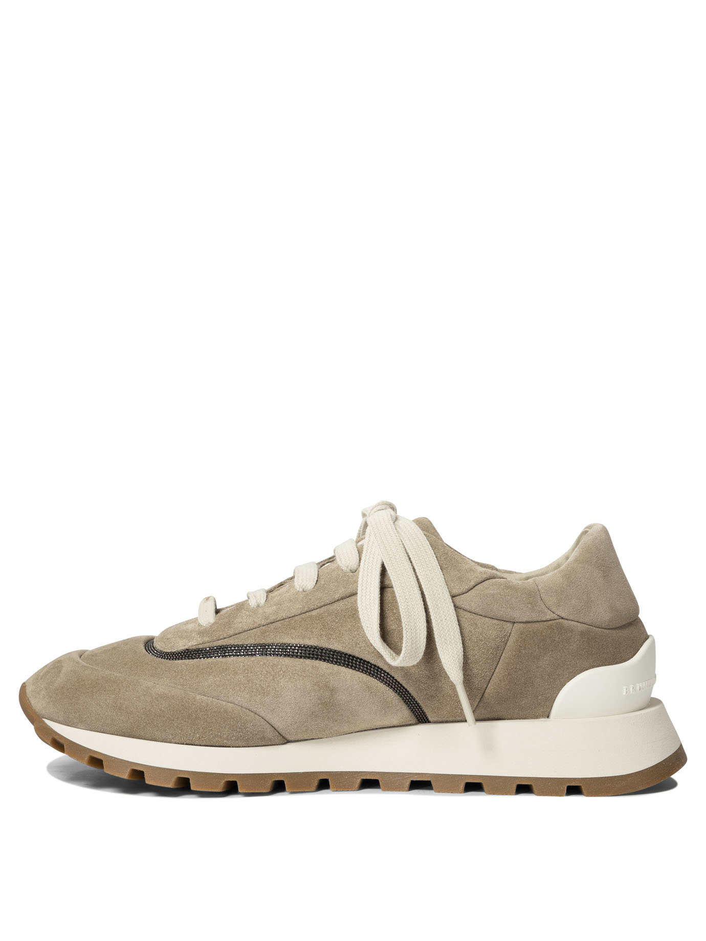 BRUNELLO CUCINELLI Beige Monili sneakers